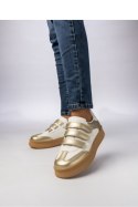 Damskie Sneakersy ? Złote AURORA GOLD - Inello Inello Damskie Sneakersy ? Złote AURORA GOLD - Inello Inello