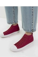 Damskie Trampki LIVIO WINE RED - Inello Inello Damskie Trampki LIVIO WINE RED - Inello Inello