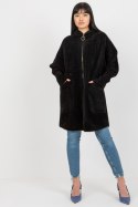 Płaszcz Damski Model MBM-PL-19905-1.96P Black - MBM MBM Płaszcz Damski Model MBM-PL-19905-1.96P Black - MBM MBM
