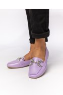 DAMSKIE MOKASYNY ELEA PURPLE - Inello Inello DAMSKIE MOKASYNY ELEA PURPLE - Inello Inello