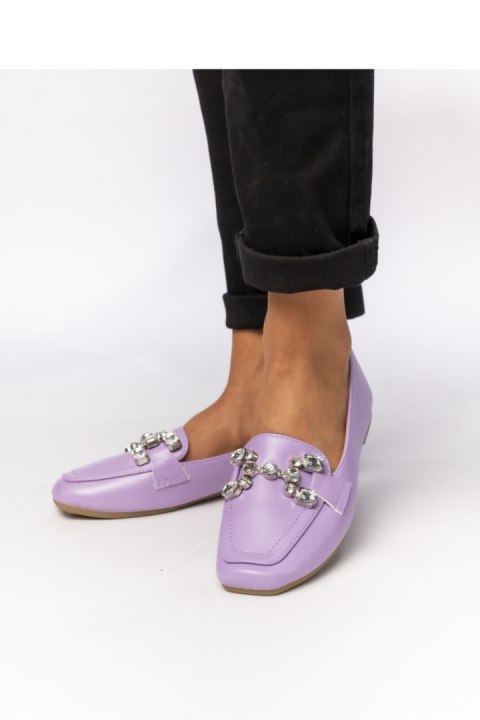 DAMSKIE MOKASYNY ELEA PURPLE - Inello Inello DAMSKIE MOKASYNY ELEA PURPLE - Inello Inello