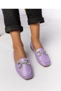 DAMSKIE MOKASYNY ELEA PURPLE - Inello Inello DAMSKIE MOKASYNY ELEA PURPLE - Inello Inello
