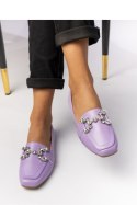 DAMSKIE MOKASYNY ELEA PURPLE - Inello Inello DAMSKIE MOKASYNY ELEA PURPLE - Inello Inello