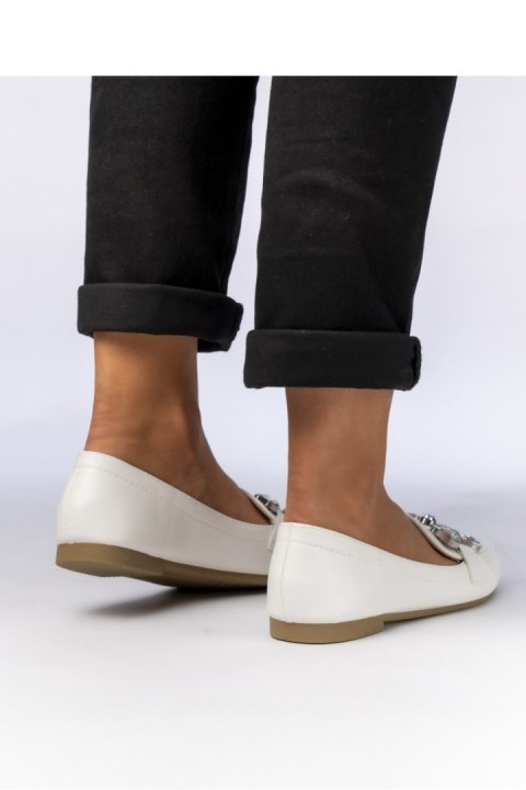 DAMSKIE MOKASYNY ELEA WHITE - Inello Inello DAMSKIE MOKASYNY ELEA WHITE - Inello Inello