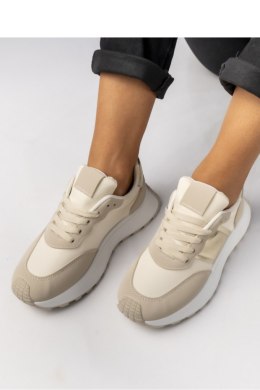 DAMSKIE SNEAKERS LIVIA BEIGE - Inello Inello