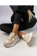 DAMSKIE SNEAKERS LIVIA BEIGE - Inello Inello DAMSKIE SNEAKERS LIVIA BEIGE - Inello Inello