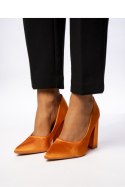 Damskie Czółenka LUMONA ORANGE - Inello Inello Damskie Czółenka LUMONA ORANGE - Inello Inello