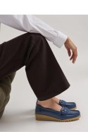 Damskie Mokasyny ALORA DARK BLUE - Inello Inello Damskie Mokasyny ALORA DARK BLUE - Inello Inello