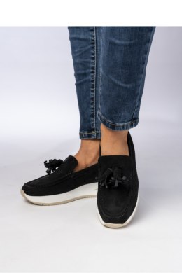 Damskie Mokasyny ? Czarne LIVIA BLACK - Inello Inello