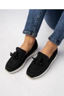 Damskie Mokasyny ? Czarne LIVIA BLACK - Inello Inello Damskie Mokasyny ? Czarne LIVIA BLACK - Inello Inello