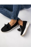 Damskie Mokasyny ? Czarne LIVIA BLACK - Inello Inello Damskie Mokasyny ? Czarne LIVIA BLACK - Inello Inello