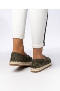 Damskie Mokasyny ? Khaki LUMI GREEN - Inello Inello Damskie Mokasyny ? Khaki LUMI GREEN - Inello Inello