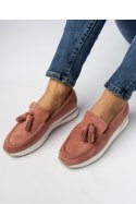 Damskie Mokasyny ? Różowe LIVIA PINK - Inello Inello Damskie Mokasyny ? Różowe LIVIA PINK - Inello Inello