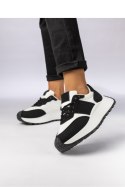 Damskie Sneakersy ? Czarny Biały RAVEN BLACK - Inello Inello Damskie Sneakersy ? Czarny Biały RAVEN BLACK - Inello Inello