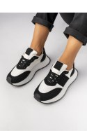 Damskie Sneakersy ? Czarny Biały RAVEN BLACK - Inello Inello Damskie Sneakersy ? Czarny Biały RAVEN BLACK - Inello Inello