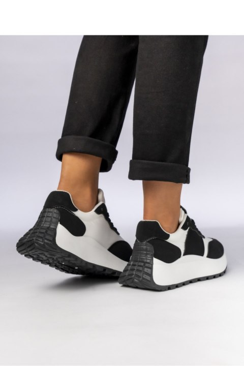 Damskie Sneakersy ? Czarny Biały RAVEN BLACK - Inello Inello Damskie Sneakersy ? Czarny Biały RAVEN BLACK - Inello Inello