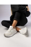 Damskie Sneakersy LIVIA WHITE - Inello Inello Damskie Sneakersy LIVIA WHITE - Inello Inello