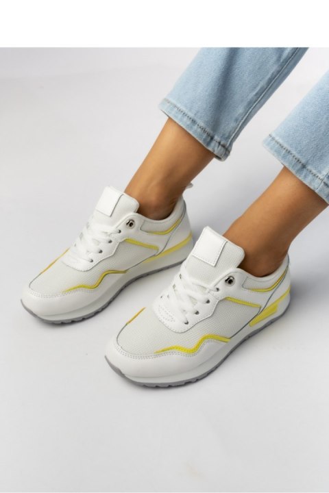 Damskie Sneakersy LUMINA WHITE - Inello Inello Damskie Sneakersy LUMINA WHITE - Inello Inello