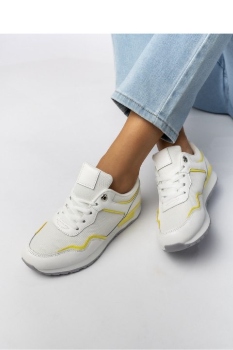 Damskie Sneakersy LUMINA WHITE - Inello Inello Damskie Sneakersy LUMINA WHITE - Inello Inello
