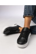 Damskie Sneakersy NOX BLACK - Inello Inello Damskie Sneakersy NOX BLACK - Inello Inello