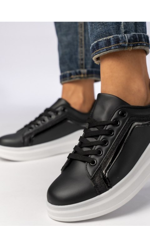 Damskie Sneakersy NOX BLACK - Inello Inello Damskie Sneakersy NOX BLACK - Inello Inello