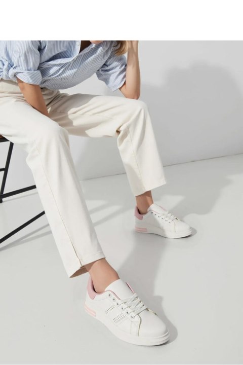 Damskie Sneakersy ROSALIA PINK - Inello Inello Damskie Sneakersy ROSALIA PINK - Inello Inello