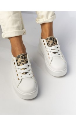 Damskie Sneakersy SAVANNAH WHITE/LEOPARD - Inello Inello