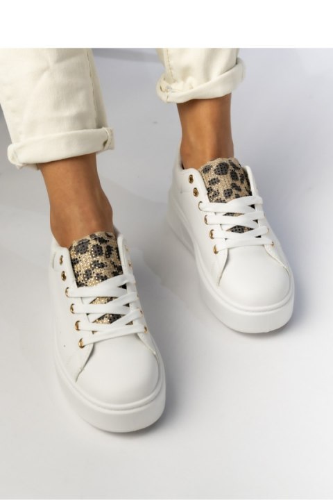 Damskie Sneakersy SAVANNAH WHITE/LEOPARD - Inello Inello Damskie Sneakersy SAVANNAH WHITE/LEOPARD - Inello Inello