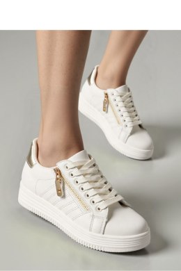 Damskie Sneakersy SAVONA BEIGE ? Stylowe Buty na Platformie - Inello Inello