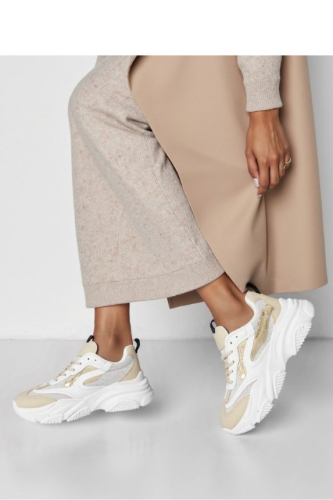 Damskie Sneakersy SOLARA GOLD - Inello Inello Damskie Sneakersy SOLARA GOLD - Inello Inello