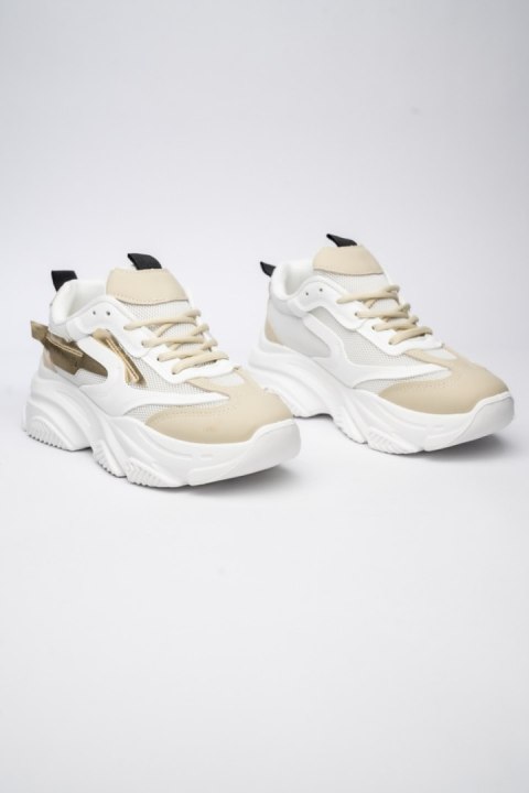 Damskie Sneakersy SOLARA GOLD - Inello Inello Damskie Sneakersy SOLARA GOLD - Inello Inello