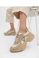 Damskie Sneakersy SOLARA KHAKI - Inello Inello Damskie Sneakersy SOLARA KHAKI - Inello Inello