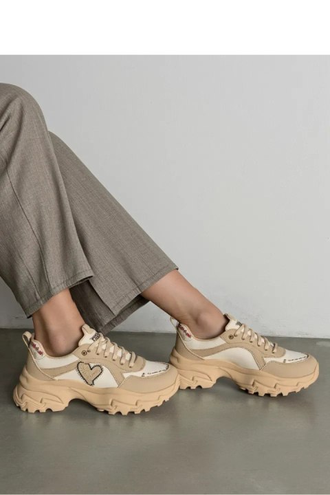 Damskie Sneakersy SOLARA KHAKI - Inello Inello Damskie Sneakersy SOLARA KHAKI - Inello Inello