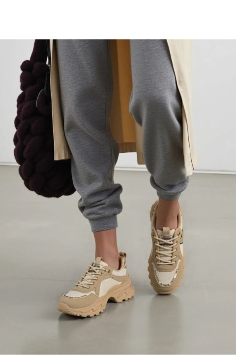 Damskie Sneakersy SOLARA KHAKI - Inello Inello Damskie Sneakersy SOLARA KHAKI - Inello Inello