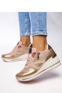Damskie Sneakersy VELORA PINK - Inello Inello Damskie Sneakersy VELORA PINK - Inello Inello