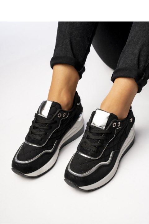 Damskie Sneakersy VELTARA BLACK - Inello Inello Damskie Sneakersy VELTARA BLACK - Inello Inello