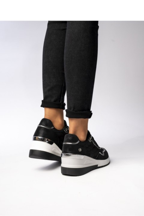 Damskie Sneakersy VELTARA BLACK - Inello Inello Damskie Sneakersy VELTARA BLACK - Inello Inello