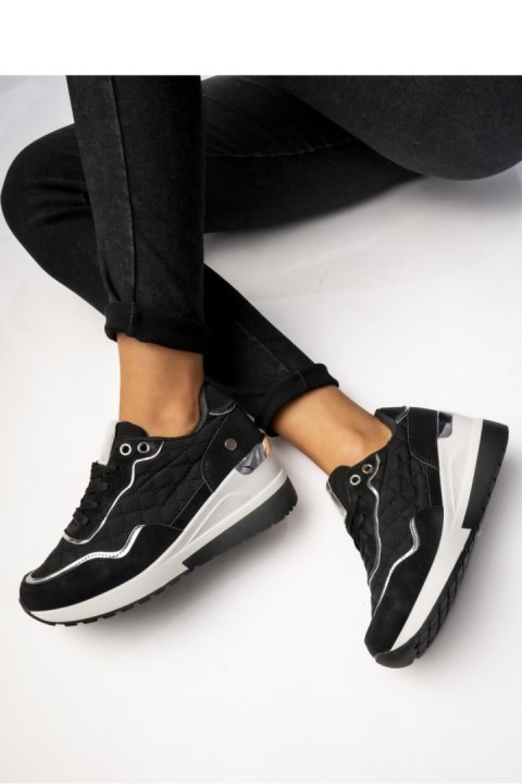 Damskie Sneakersy VELTARA BLACK - Inello Inello Damskie Sneakersy VELTARA BLACK - Inello Inello