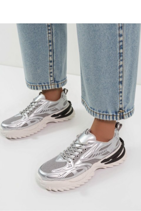 Damskie Sneakersy ZERON SILVER - Inello Inello Damskie Sneakersy ZERON SILVER - Inello Inello