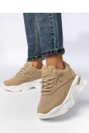 Damskie Sneakersy ZIRANA KHAKI - Inello Inello Damskie Sneakersy ZIRANA KHAKI - Inello Inello