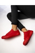 Damskie Trampki NOVA RED - Inello Inello Damskie Trampki NOVA RED - Inello Inello