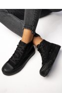 Damskie Trampki SOLIS BLACK - Inello Inello Damskie Trampki SOLIS BLACK - Inello Inello