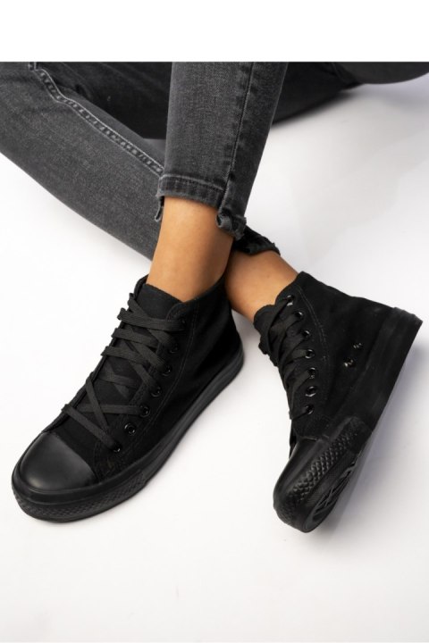 Damskie Trampki SOLIS BLACK - Inello Inello Damskie Trampki SOLIS BLACK - Inello Inello