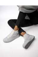 Damskie Trampki SOLIS WHITE - Inello Inello Damskie Trampki SOLIS WHITE - Inello Inello