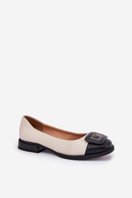 Baleriny Model DA MK51-059 Beige - Step in style Step in style