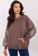Bluza Damska Model RV-BL-9972.10X Dark Brown - Relevance Relevance Bluza Damska Model RV-BL-9972.10X Dark Brown - Relevance Relevance