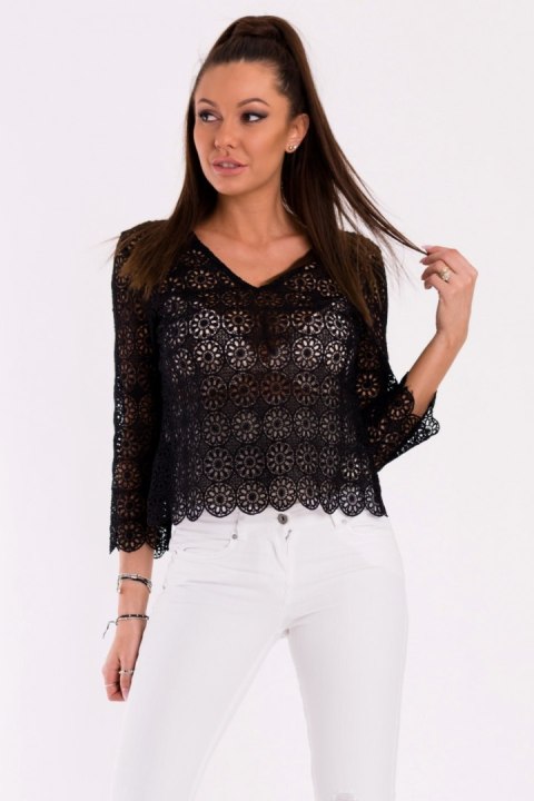 Bluzka Model 17989 Black - YourNewStyle YourNewStyle Bluzka Model 17989 Black - YourNewStyle YourNewStyle