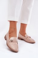 Mokasyny Model Mollan W-25 Beige - Step in style Step in style Mokasyny Model Mollan W-25 Beige - Step in style Step in style