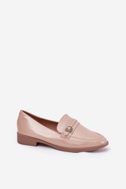 Mokasyny Model Mollan W-25 Beige - Step in style Step in style