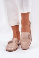 Mokasyny Model Mollan W-25 Beige - Step in style Step in style Mokasyny Model Mollan W-25 Beige - Step in style Step in style